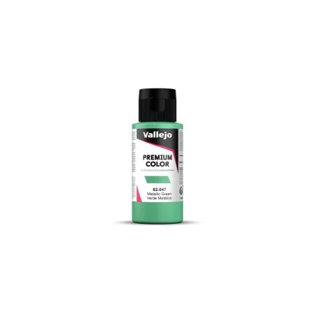Premium Color: Metallic Green 60 ml - Vallejo 62047