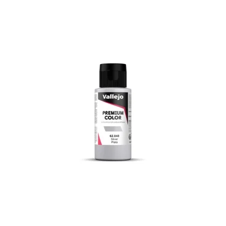Premium Color: Silver 60 ml - Vallejo 62048