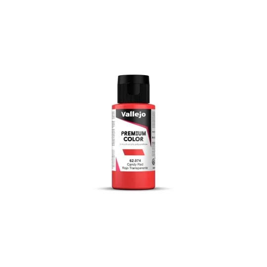 Premium Color: Candy Red 60 ml - Vallejo 62074 Premium Color: Candy Red 60 ml - Vallejo 62074