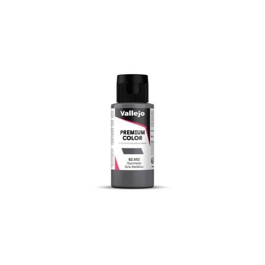 Premium Color: Gunmetal 60 ml - Vallejo 62052 Premium Color: Gunmetal 60 ml - Vallejo 62052