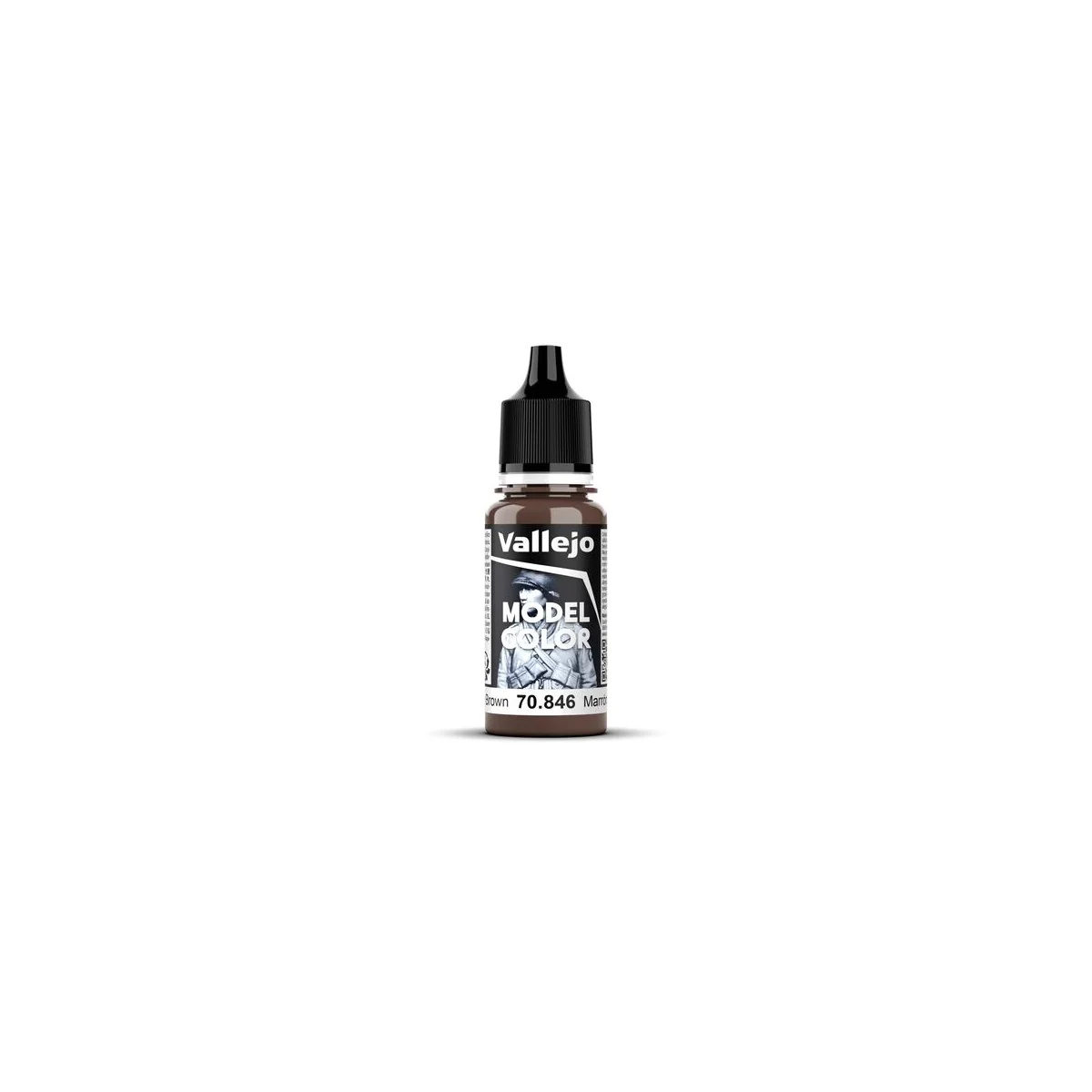 Model Color: 154 - Mahogany Brown 18 ml - Vallejo 70846 Model Color: 154 - Mahogany Brown 18 ml - Vallejo 70846