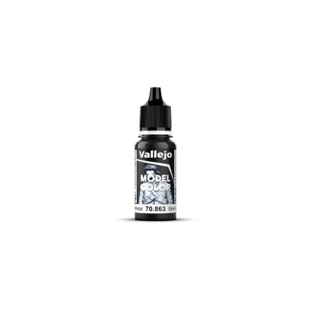 Model Color: 198 - Gunmetal 18 ml - Vallejo 70863