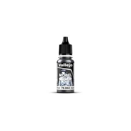 Model Color: 197 - Natural Steel 18 ml - Vallejo 70864