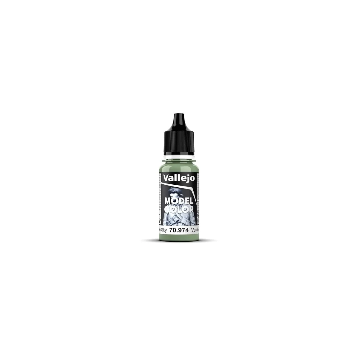 Model Color: 076 - Green Sky 18 ml - Vallejo 70974 Model Color: 076 - Green Sky 18 ml - Vallejo 70974