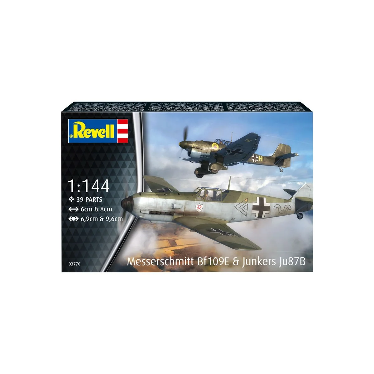 Messerschmitt Bf109E & Junkers Ju87B Stuka, 1/144 - Revell 03770 Messerschmitt Bf109E & Junkers Ju87B Stuka, 1/144 - Revell 03770