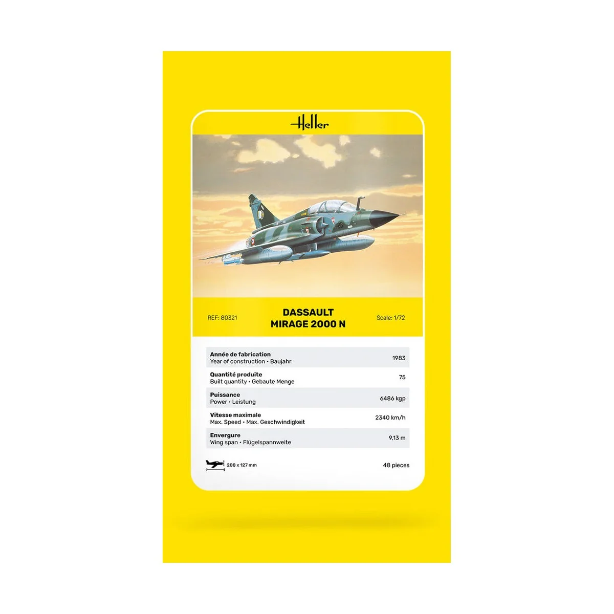 Mirage 2000 N, 1/72 - Heller 80321