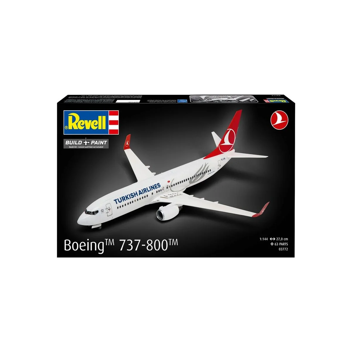 Boeing 737-800 Turkish Airlines, 1/144 - Revell 03772 Boeing 737-800 Turkish Airlines, 1/144 - Revell 03772