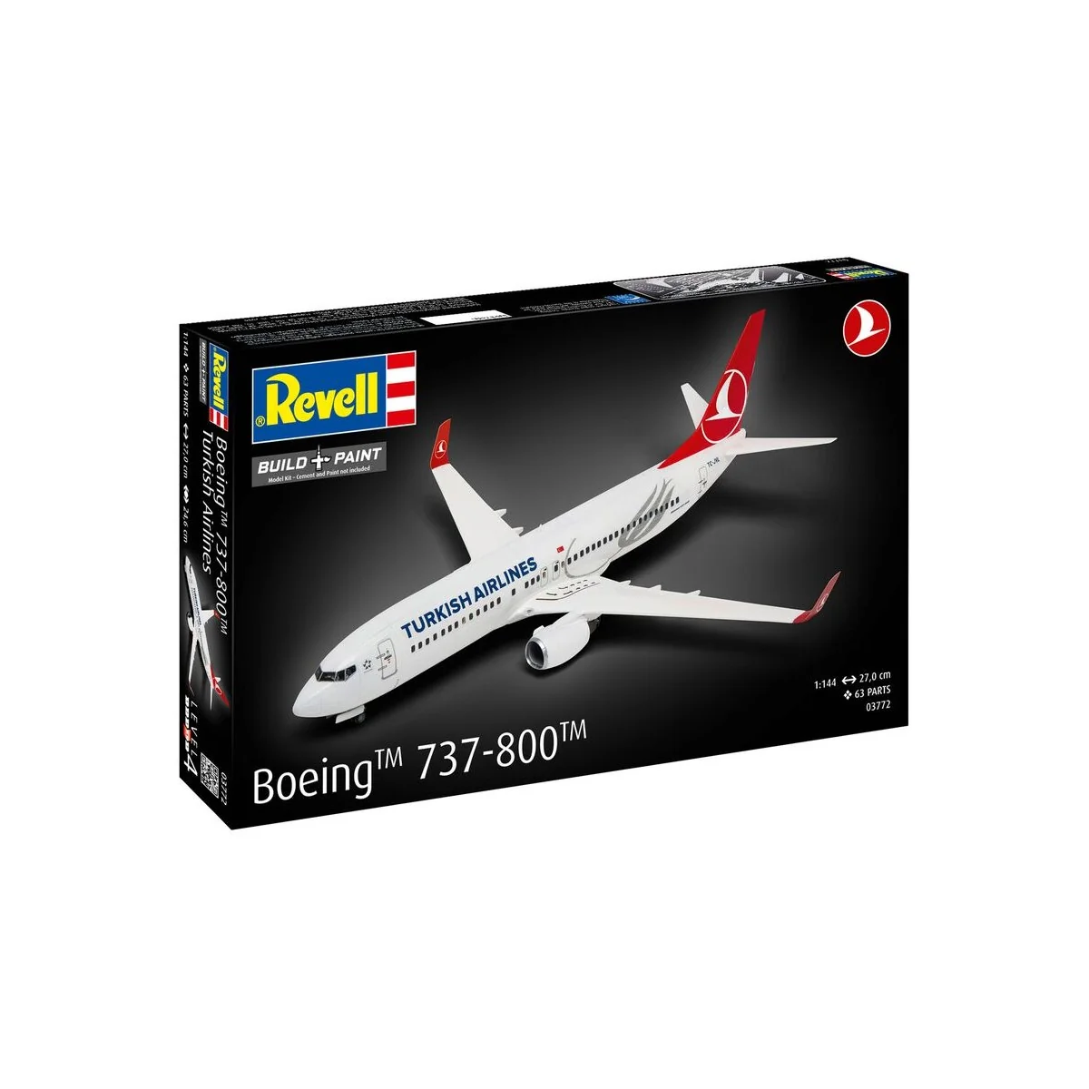 Boeing 737-800 Turkish Airlines, 1/144 - Revell 03772 Boeing 737-800 Turkish Airlines, 1/144 - Revell 03772