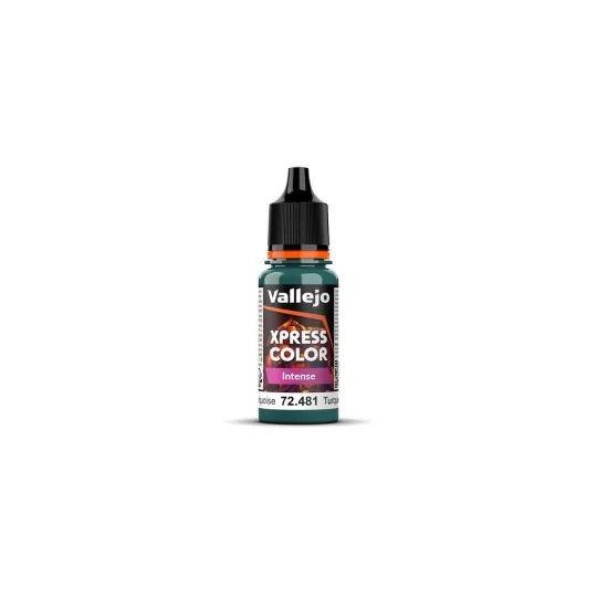 Xpress Color Intense: Heretic Turquoise 18 ml - Vallejo 72481 Xpress Color Intense: Heretic Turquoise 18 ml - Vallejo 72481
