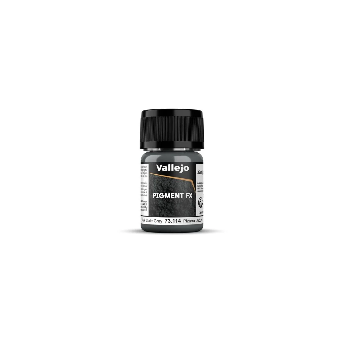 Pigment FX: Dark Slate Grey 35 ml - Vallejo 73114 Pigment FX: Dark Slate Grey 35 ml - Vallejo 73114