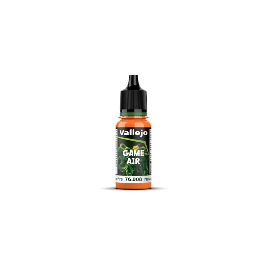 Game Air: Orange Fire 18 ml - Vallejo 76008 Game Air: Orange Fire 18 ml - Vallejo 76008