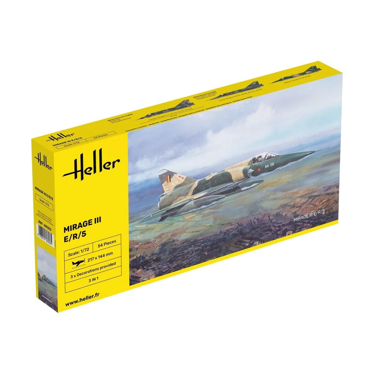 Mirage III E, 1/72 - Heller 80323 Mirage III E, 1/72 - Heller 80323