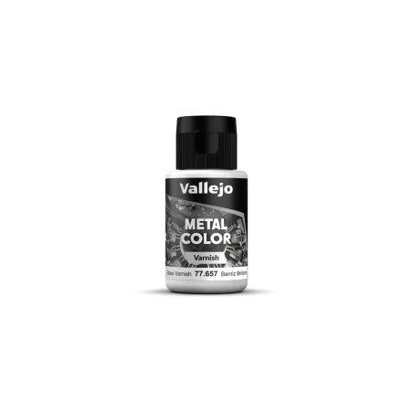 Metal Color: Gloss Metal Varnish 32 ml - Vallejo 77657