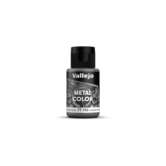 Metal Color: Dark Aluminium 32 ml - Vallejo 77703 Metal Color: Dark Aluminium 32 ml - Vallejo 77703