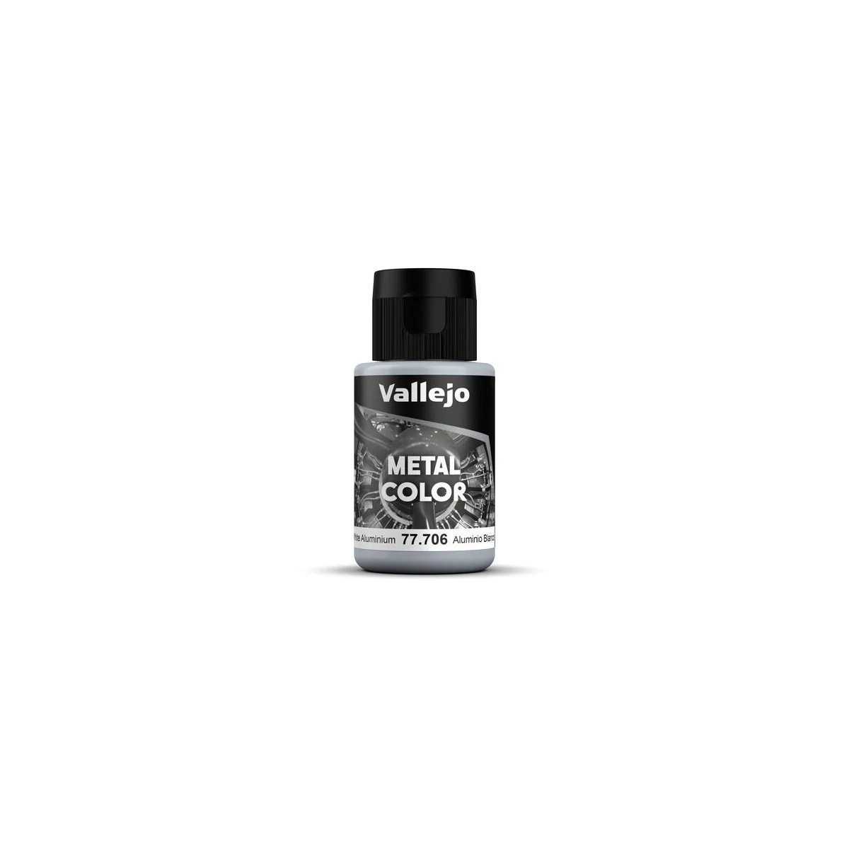 Metal Color: White Aluminium 32 ml - Vallejo 77706 Metal Color: White Aluminium 32 ml - Vallejo 77706