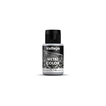 Metal Color: Semi Matt Aluminium 32 ml - Vallejo 77716
