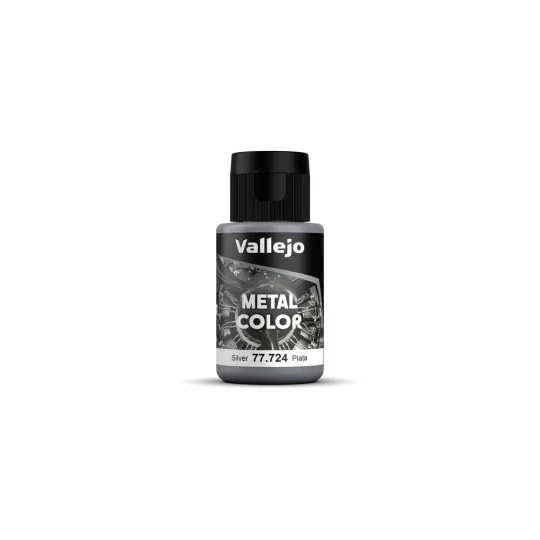 Metal Color: Silver 32 ml - Vallejo 77724 Metal Color: Silver 32 ml - Vallejo 77724