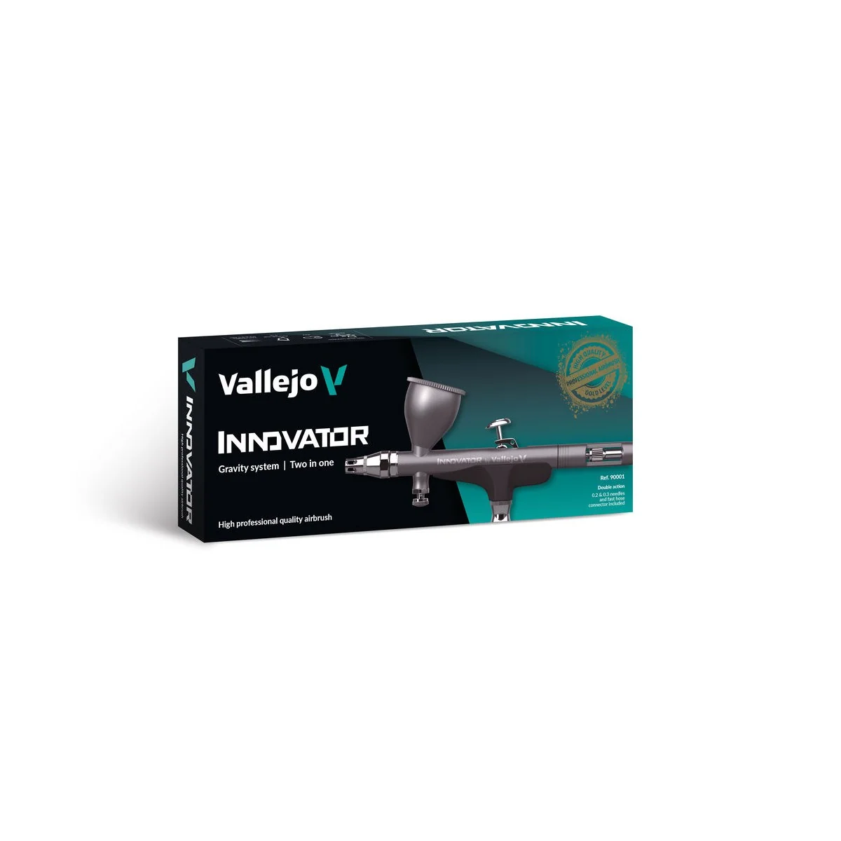 Airbrush: INNOVATOR By Vallejo. Gravity System. Two in One - Vallej... Airbrush: INNOVATOR By Vallejo. Gravity System. Two in One - Vallej...