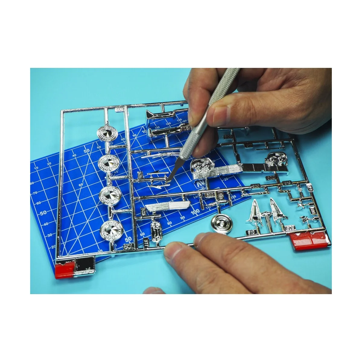 68 stencil edge blades (5) for no. 1 handle - Vallejo T06005