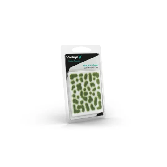 Vallejo Scenery: Wild Tuft Green (4 mm) M - Vallejo SC406 Vallejo Scenery: Wild Tuft Green (4 mm) M - Vallejo SC406