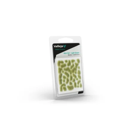 Vallejo Scenery: Wild Tuft Light Green (4 mm) M - Vallejo SC407