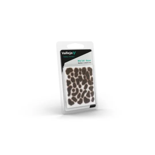 Vallejo Scenery: Wild Tuft Brown (5 mm) M - Vallejo SC411 Vallejo Scenery: Wild Tuft Brown (5 mm) M - Vallejo SC411