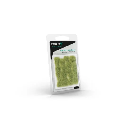 Vallejo Scenery: Wild Tuft Light Green (12 mm) XL - Vallejo SC426 Vallejo Scenery: Wild Tuft Light Green (12 mm) XL - Vallejo SC426
