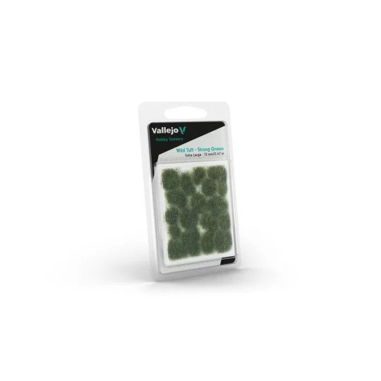 Vallejo Scenery: Wild Tuft Strong Green (12 mm) XL - Vallejo SC427 Vallejo Scenery: Wild Tuft Strong Green (12 mm) XL - Vallejo SC427