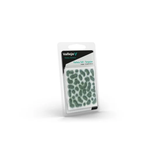 Vallejo Scenery: Fantasy Tuft Turquoise (6 mm) L - Vallejo SC432 Vallejo Scenery: Fantasy Tuft Turquoise (6 mm) L - Vallejo SC432