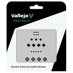 Assorted German WWII Tank Marks 125 x 125 mm - Vallejo ST-AFV001