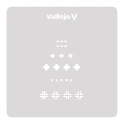 Vallejo Stencils: Assorted German WWII Tank Marks 125 x 125 mm - Va... 2