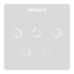 Vallejo Stencils: Drum Oil Marks 125 x 125 mm - Vallejo ST-AFV002 2