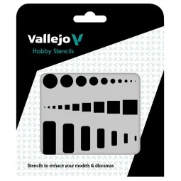 Vallejo Stencils: Access Trap Doors 125 x 125 mm - Vallejo ST-AIR003