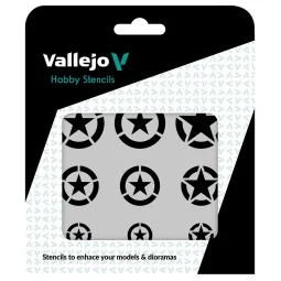 Vallejo Stencils: USAF Marks 125 x 125 mm - Vallejo ST-AIR004