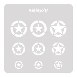 Vallejo Stencils: USAF Marks 125 x 125 mm - Vallejo ST-AIR004 2
