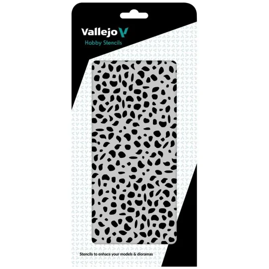 Vallejo Stencils: Luftwaffe WWII Spots Camo 125 x 250 mm - Vallejo ... Vallejo Stencils: Luftwaffe WWII Spots Camo 125 x 250 mm - Vallejo ...