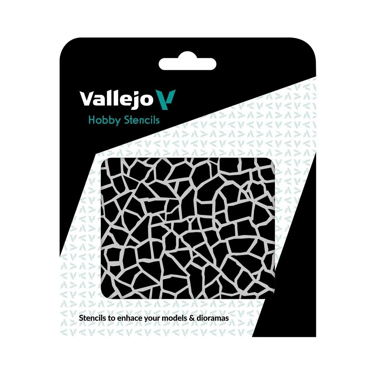 Vallejo Stencils: Giraffe Camo WWII 125 x 125 mm - Vallejo ST-CAM003 Vallejo Stencils: Giraffe Camo WWII 125 x 125 mm - Vallejo ST-CAM003