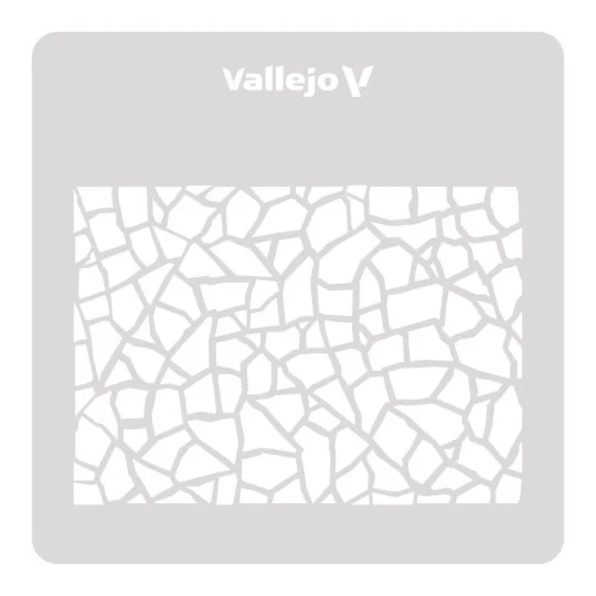 Vallejo Stencils: Giraffe Camo WWII 125 x 125 mm - Vallejo ST-CAM003 Vallejo Stencils: Giraffe Camo WWII 125 x 125 mm - Vallejo ST-CAM003