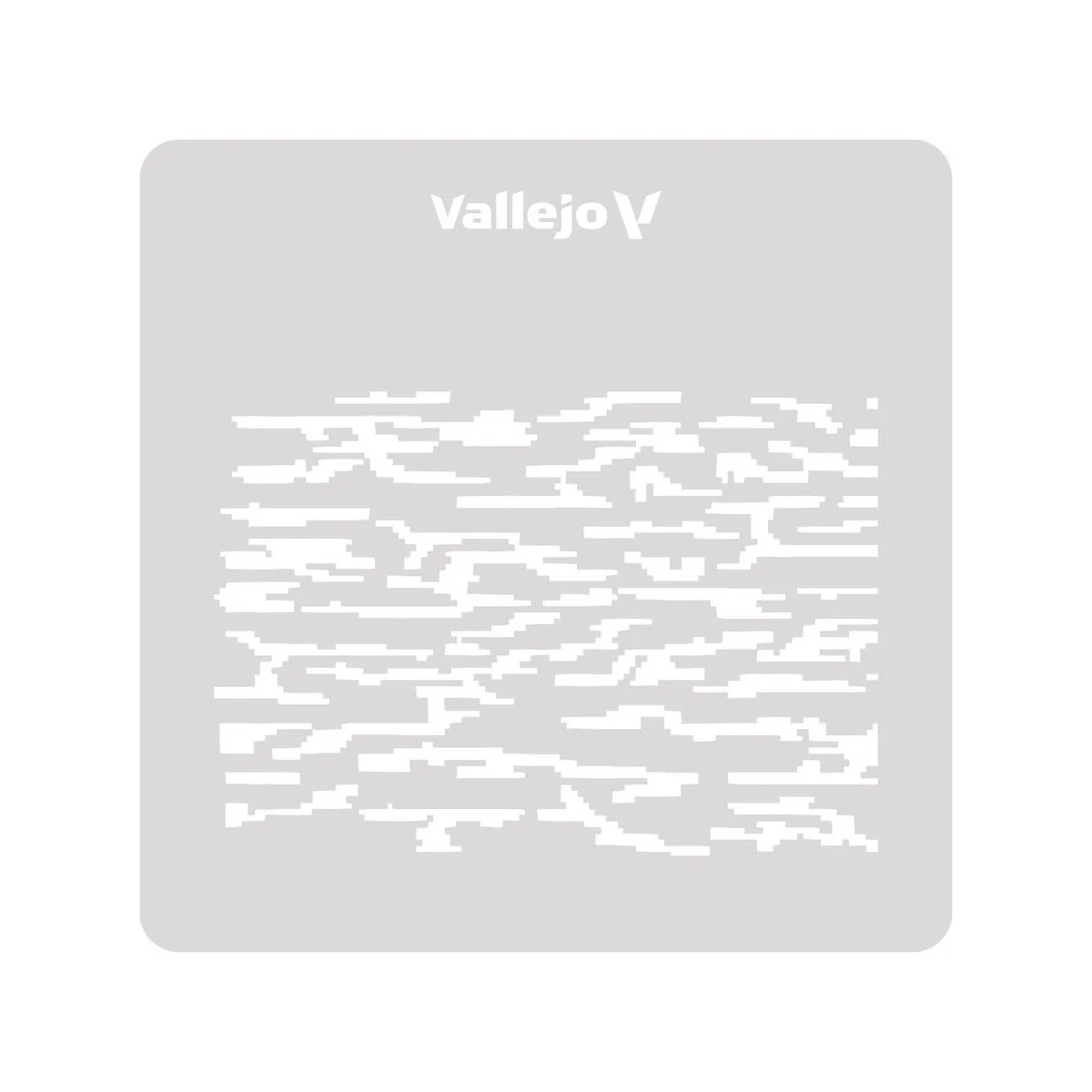 Vallejo Stencils: Pixelated Modern Camo 125 x 125 mm - Vallejo ST-C...