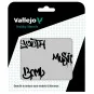 Vallejo Stencils: Street Art nº 1 125 x 125 mm - Vallejo ST-LET003 Vallejo Stencils: Street Art nº 1 125 x 125 mm - Vallejo ST-LET003