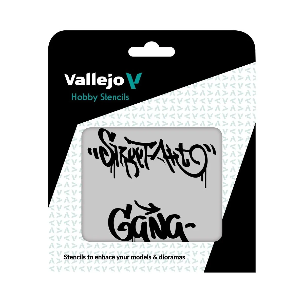 Vallejo Stencils: Street Art nº 2 125 x 125 mm - Vallejo ST-LET004 Vallejo Stencils: Street Art nº 2 125 x 125 mm - Vallejo ST-LET004