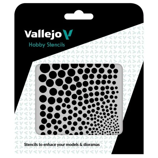 Vallejo Stencils: Circle Textures 125 x 125 mm - Vallejo ST-SF002 Vallejo Stencils: Circle Textures 125 x 125 mm - Vallejo ST-SF002