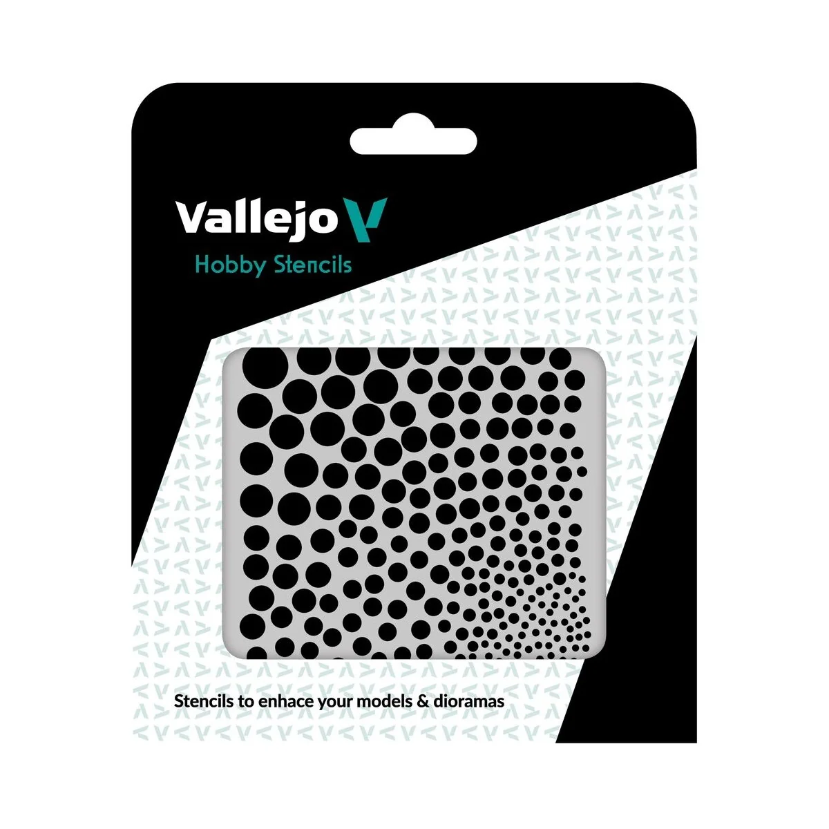 Vallejo Stencils: Circle Textures 125 x 125 mm - Vallejo ST-SF002 Vallejo Stencils: Circle Textures 125 x 125 mm - Vallejo ST-SF002