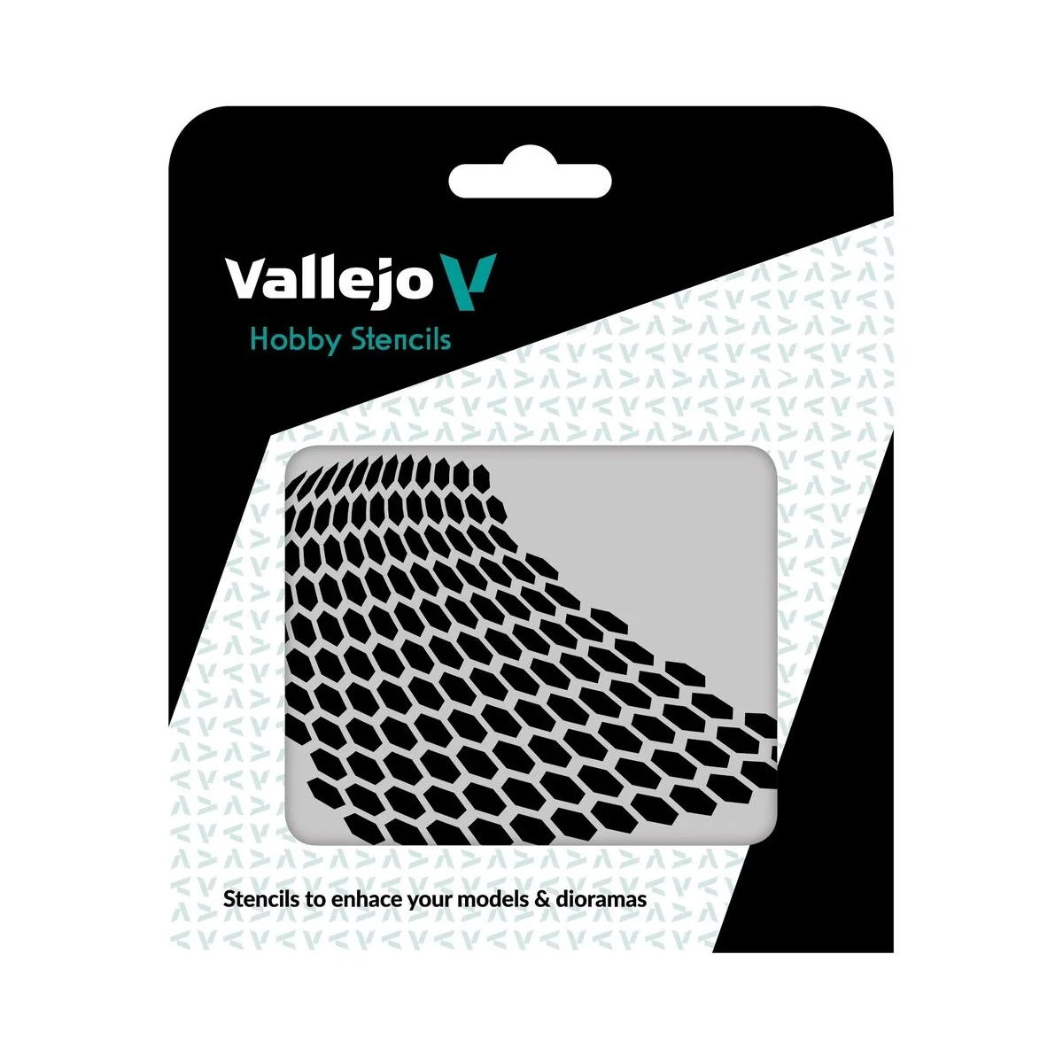 Vallejo Stencils: Distorted Honeycomb 125 x 125 mm - Vallejo ST-SF003 Vallejo Stencils: Distorted Honeycomb 125 x 125 mm - Vallejo ST-SF003