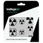 Vallejo Stencils: Radioactivity Signs 125 x 125 mm - Vallejo ST-SF005 Vallejo Stencils: Radioactivity Signs 125 x 125 mm - Vallejo ST-SF005