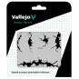 Vallejo Stencils: Cracked Wall 125 x 125 mm - Vallejo ST-TX001