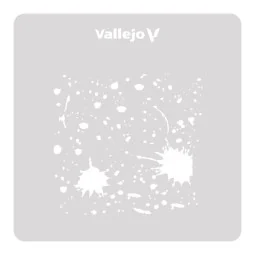 Vallejo Stencils: Splash & Stains 125 x 125 mm - Vallejo ST-TX003 2