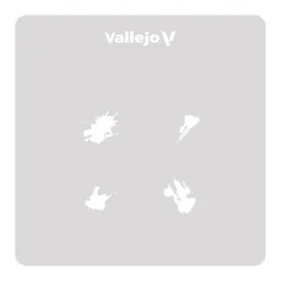 Vallejo Stencils: Petrol Spills 125 x 125 mm - Vallejo ST-TX004 2