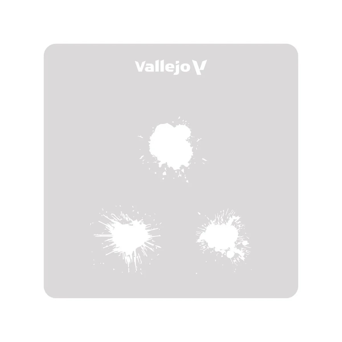 Vallejo Stencils: Paint Stains 125 x 125 mm - Vallejo ST-TX005 Vallejo Stencils: Paint Stains 125 x 125 mm - Vallejo ST-TX005
