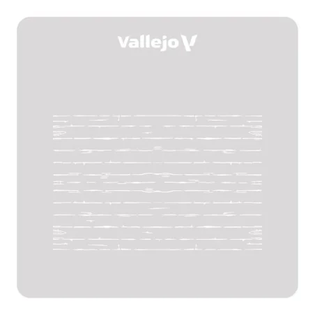 Vallejo Stencils: Wood Texture nº 1 125 x 125 mm - Vallejo ST-TX006